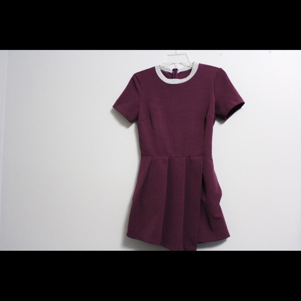 Burgundy ASOS romper